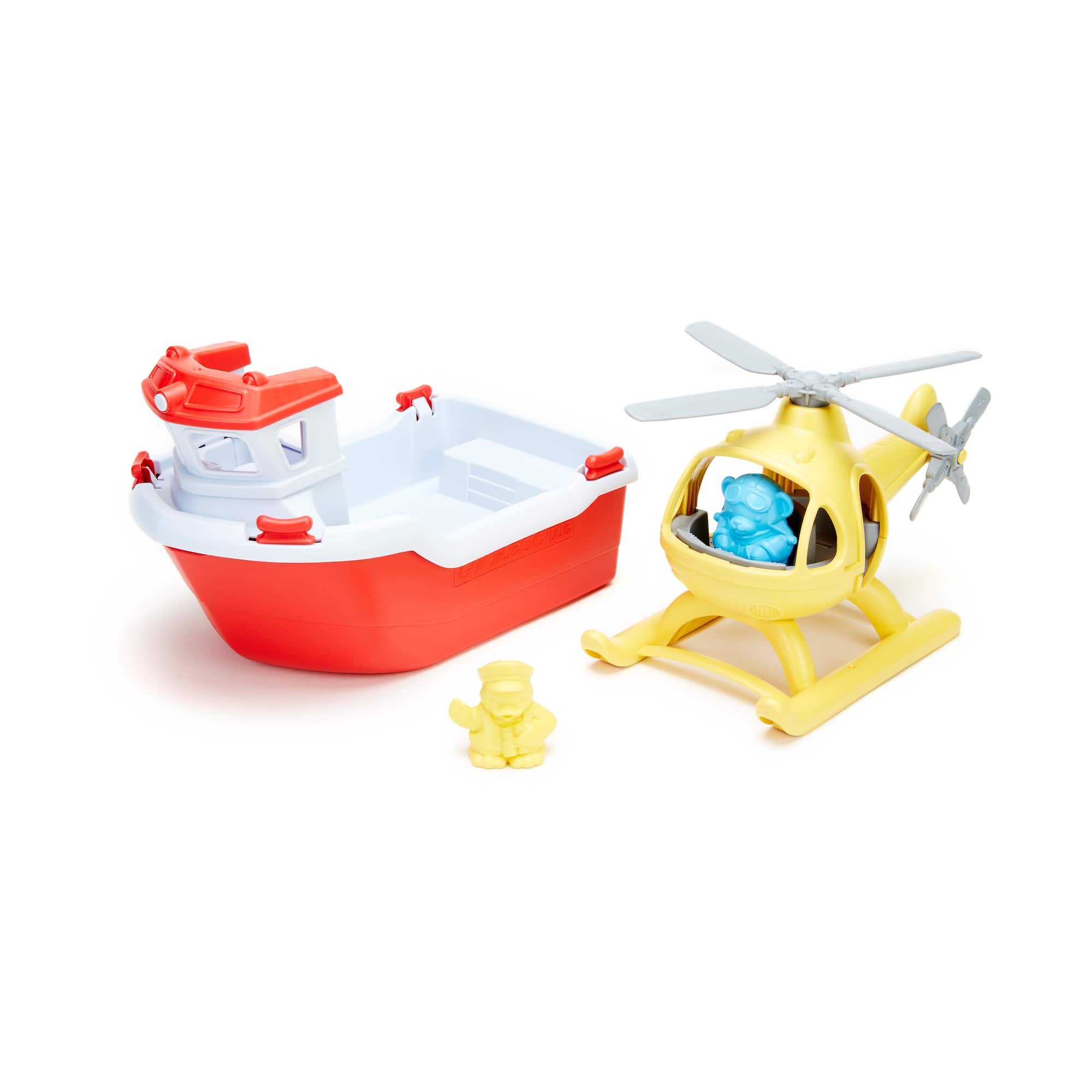 Rescue Boat & Helicopter